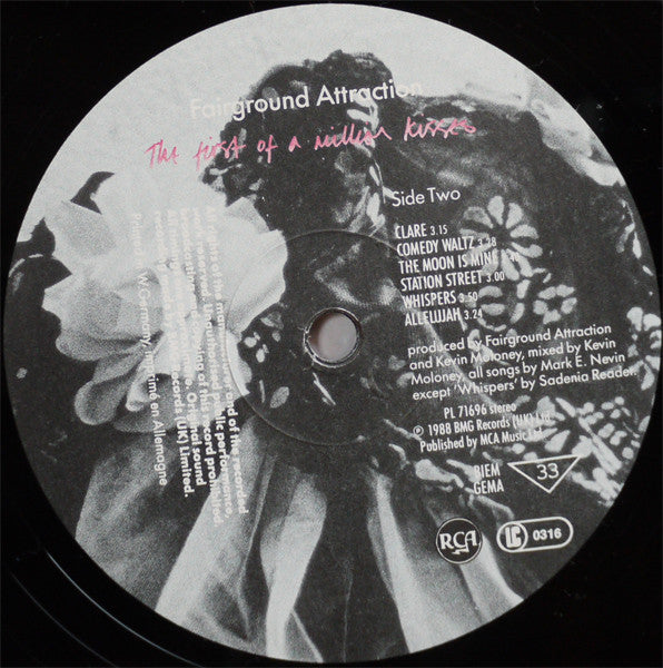 Fairground Attraction – The First Of A Million Kisses (LP, Album, UK & Europe - 1988)