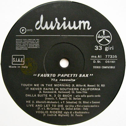 Fausto Papetti – 17a Raccolta (LP, Album, Italy - 1973)