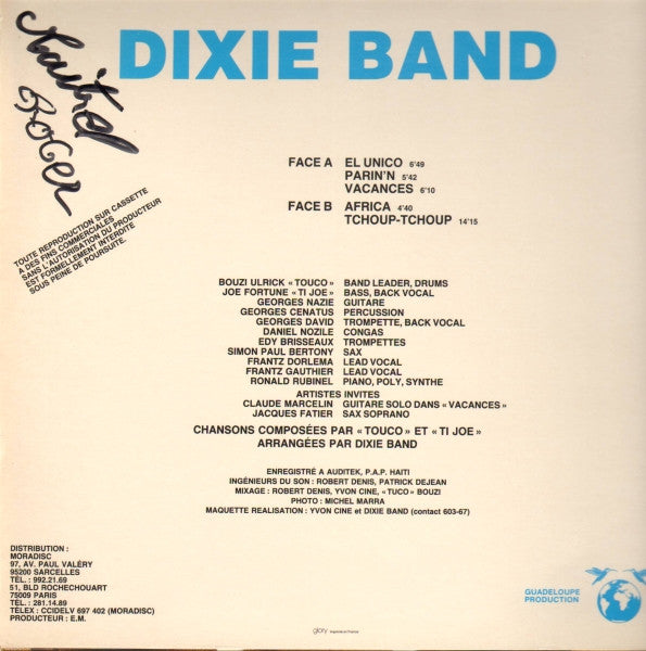 Dixie Band – El Unico (LP, Guadeloupe)