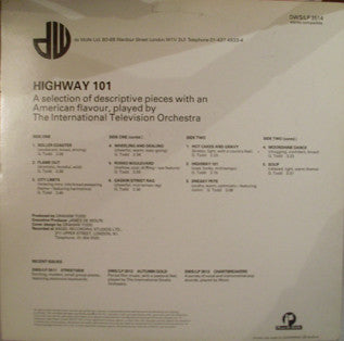 The International Television Orchestra – Highway 101 (LP, UK - 1983)