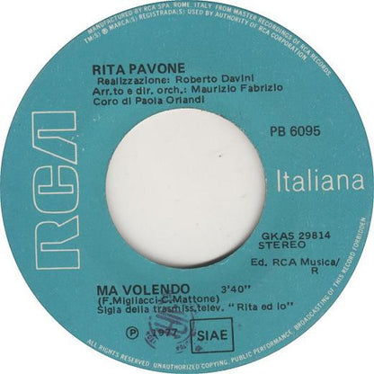 Rita Pavone – My Name Is Potato (7", Italy - 1977)