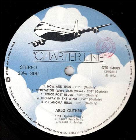 Arlo Guthrie – Arlo Guthrie (LP, Reissue, Compilation, Italy)