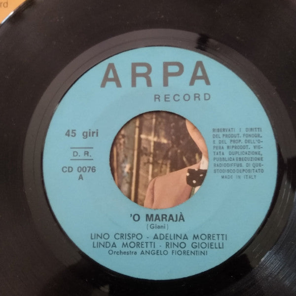 Lino Crispo – 'O Maraja / La Visita Medica (7", Italy)