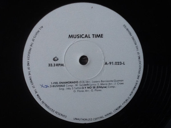 Musical Time – Fiel Enamorado Con Tattoo (LP, Aruba - 1991)