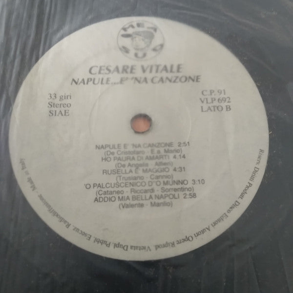 Cesare Vitale – Napule...'e 'Na Canzona (LP, Italy)