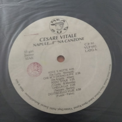 Cesare Vitale – Napule...'e 'Na Canzona (LP, Italy)