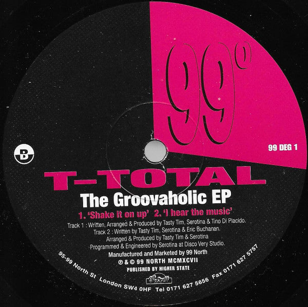 T-Total – The Groovaholic EP (12", UK - 1997)