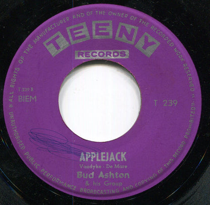 Don Duke, Bud Ashton And His Group – Blue Velvet / Applejack (7", Belgium)