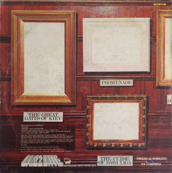 Emerson, Lake & Palmer – Pictures At An Exhibition (LP, Album, Reissue, Italy - 1976)