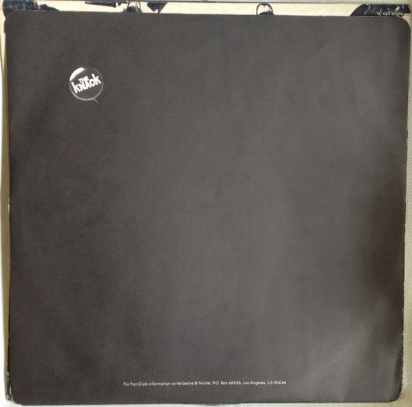The Knack (3) – Get The Knack (LP, Album, Italy - 1979)