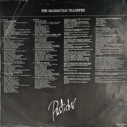 The Manhattan Transfer – Pastiche (LP, Album, Netherlands - 1978)