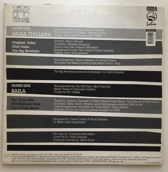 Tito Valdez – Salsa Italiana / Baila (12", Italy - 1994)