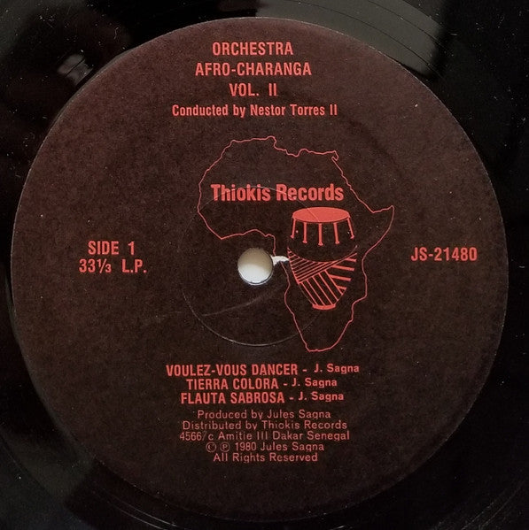 Orchestra Afro-Charanga, Nestor Torres – Orchestra Afro-Charanga Vol.II (LP, Album, US - 1980)