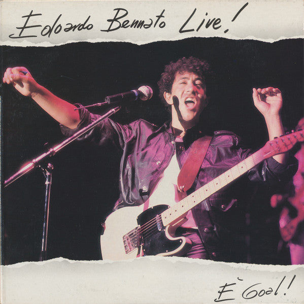 Edoardo Bennato – Edoardo Bennato Live ! - È Goal ! (LP, Album, Italy - 1984)