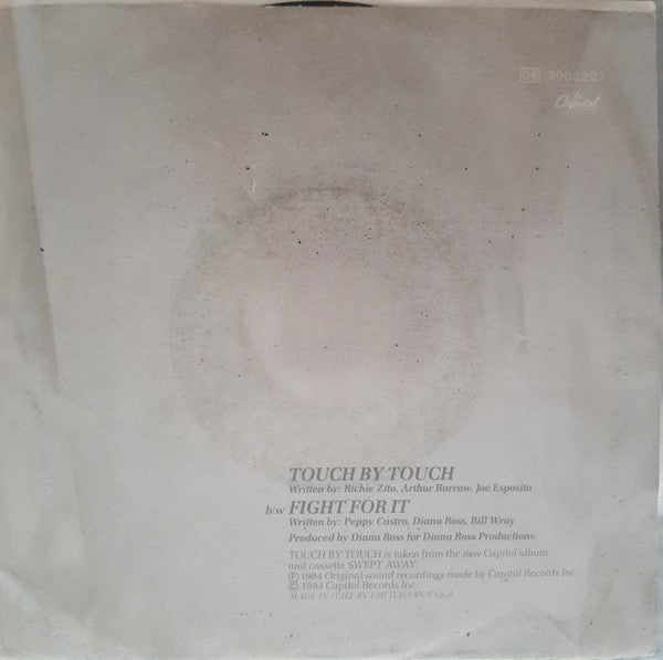 Diana Ross – Touch By Touch / Fight For It (7", Italy - 1984)