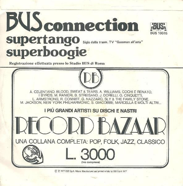 Bus Connection – Supertango (7", Italy - 1977)