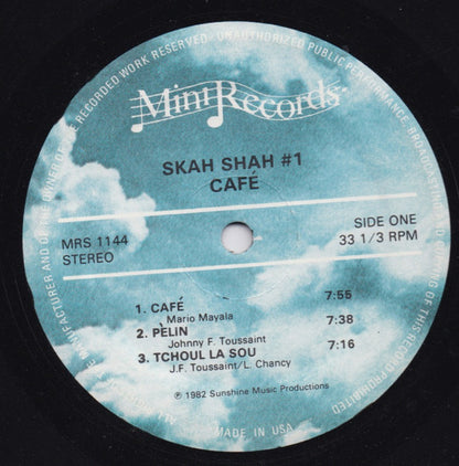Skah Shah # 1 – Café (LP, Album, US - 1982)