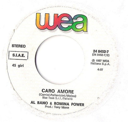 Al Bano & Romina Power – Nostalgia Canaglia (7", Italy - 1987)