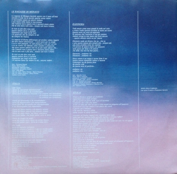 Antonello Venditti – Sotto La Pioggia (LP, Album, Italy - 1982)
