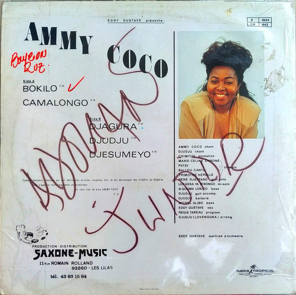 Ammy Coco – Djagura (LP, Album, France - 1990)