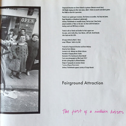 Fairground Attraction – The First Of A Million Kisses (LP, Album, UK & Europe - 1988)