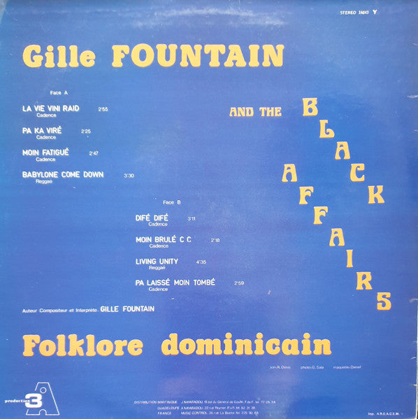 Gille Fountain, Black Affairs – Run Runner (LP, France - 1978)