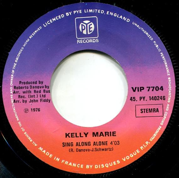 Kelly Marie – Run To Me (7", Netherlands - 1977)