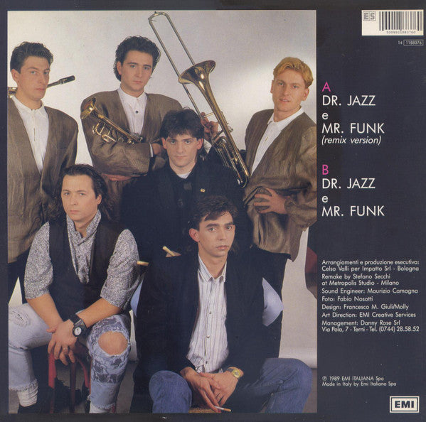 Ladri Di Biciclette – Dr. Jazz E Mr. Funk (Remix Version) (12", Italy - 1989)
