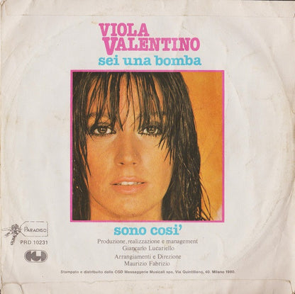 Viola Valentino – Sei Una Bomba (7", Italy - 1980)