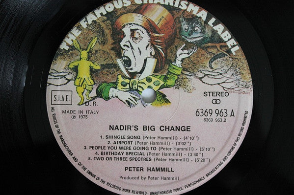 Peter Hammill – Nadir's Big Chance (LP, Album, Italy - 1975)