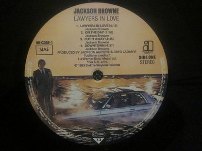 Jackson Browne – Lawyers In Love (LP, Album, Italy - 1983)