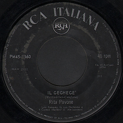 Rita Pavone – Qui Ritornerà!  (7", Italy - 1966)