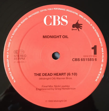 Midnight Oil – The Dead Heart (12", Europe - 1988)