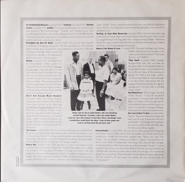 Natalie Cole – Unforgettable With Love (LP, Album, Europe - 1991)