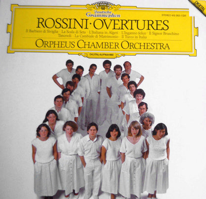 Gioacchino Rossini, Orpheus Chamber Orchestra – Overtures (LP, Germany - 1985)