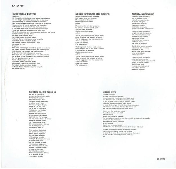 Marco Ongaro – Sono Bello Dentro (LP, Album, Italy - 1989)