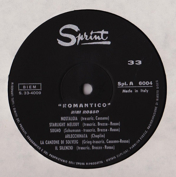 Nini Rosso – Romantico (LP, Italy - 1966)