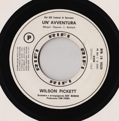 Wilson Pickett, Iva Zanicchi – Un'Avventura / Zingara (7", Italy - 1969)