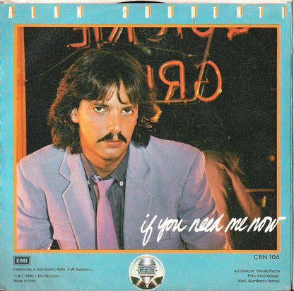 Alan Sorrenti – Non So Che Darei (7", Italy - 1980)