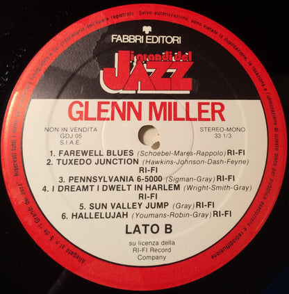 Glenn Miller – Glenn Miller (LP, Compilation, Italy - 1981)