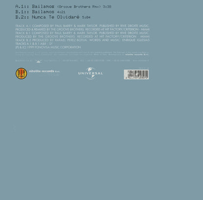 Enrique Iglesias – Bailamos (12", Italy - 1999)