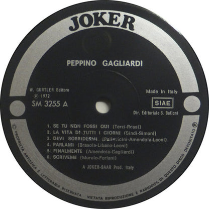 Peppino Gagliardi – Peppino Gagliardi (LP, Italy - 1972)