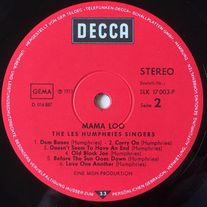Les Humphries Singers – Mama Loo (LP, Album, Germany - 1973)