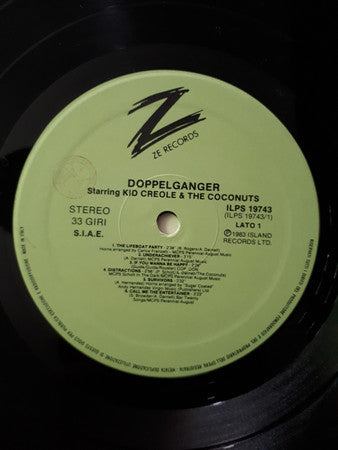 Kid Creole And The Coconuts – Doppelganger (LP, Album, Italy - 1983)