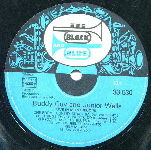 Buddy Guy, Junior Wells – Live In Montreux (LP, Album, Reissue, France)
