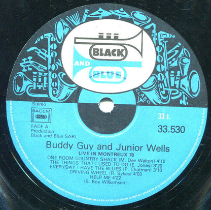 Buddy Guy, Junior Wells – Live In Montreux (LP, Album, Reissue, France)