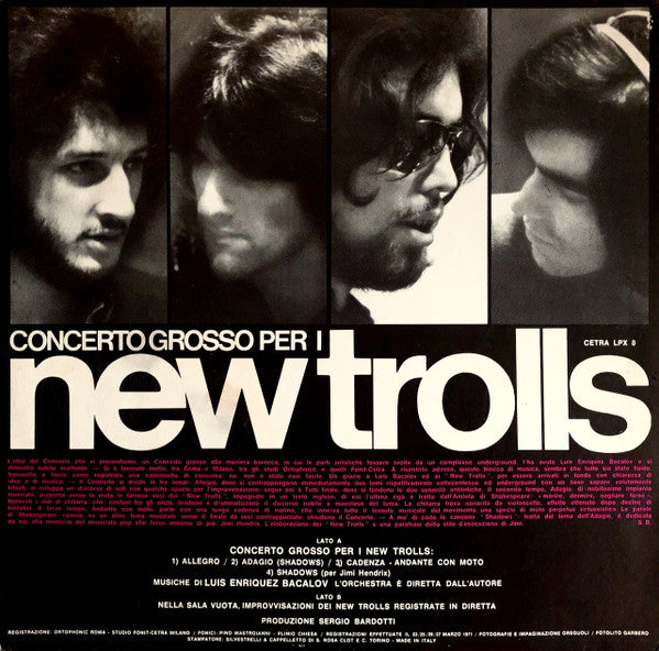 New Trolls – Concerto Grosso Per I New Trolls (LP, Album, Italy - 1971)