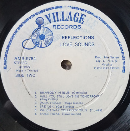 Love Sounds Inc. – Reflections (LP, Album, Trinidad & Tobago - 1979)