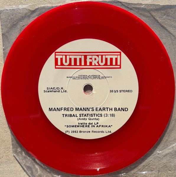Manfred Mann's Earth Band, Gino D'Eliso – Tribal Statistics / Belfast (Italy - 1983)