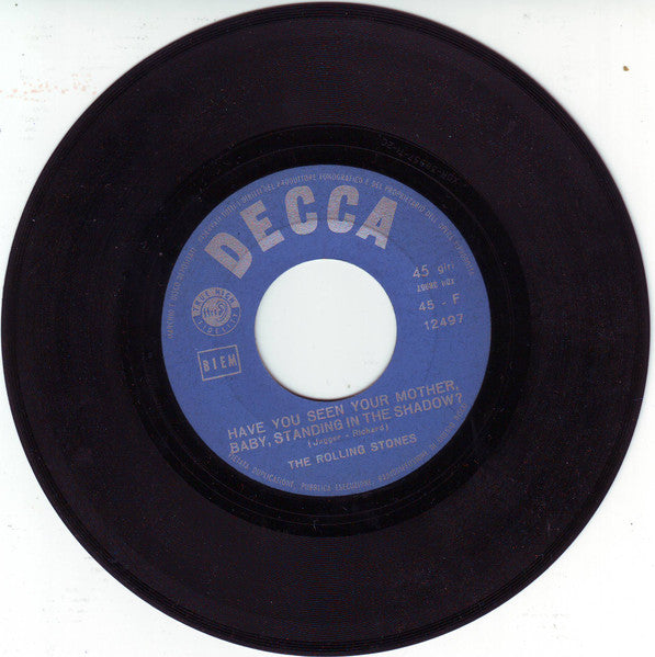 The Rolling Stones – Baby, Hai Visto Tua Madre Che Sta Nell'Ombra? (7", Italy - 1967)